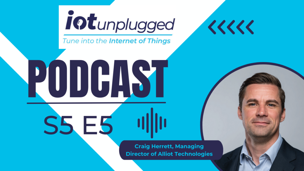 Craig Herrett, Managing Director of Alliot Technologies featured on the latest episode of IoT Unplugged and spoke about LoRaWAN